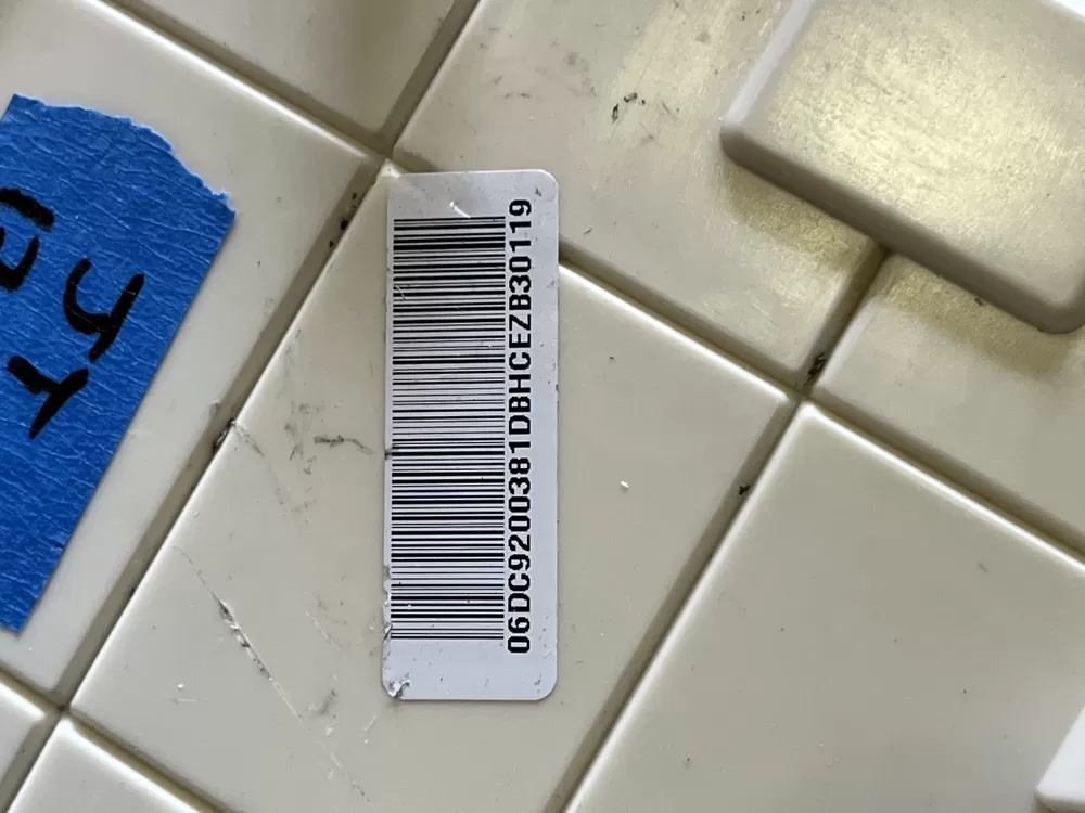 Samsung DC92 00381D DC9200381D Washer Control Board AZ43950 | 1755