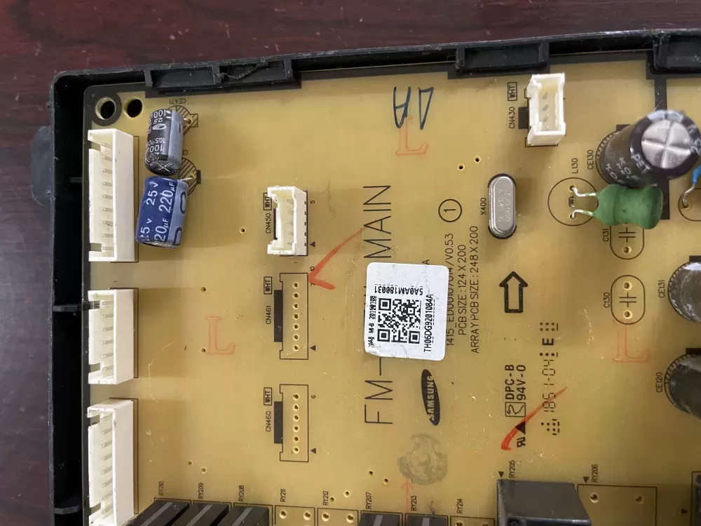 Samsung DG92 01084A Range Oven Relay Control Board AZ77107 | KM838