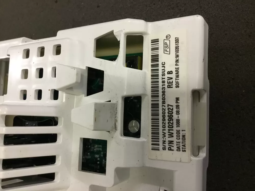Kenmore W10296027 W10393472 PS3500776 Washer Control Board AZ89122 | NR1139