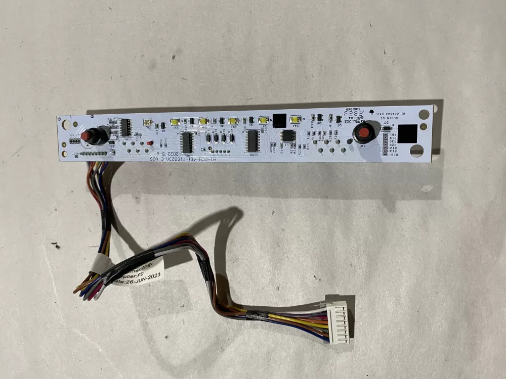 Whirlpool W11612331 Washer Touch Sensor Control Board AZ122706 | BK2245