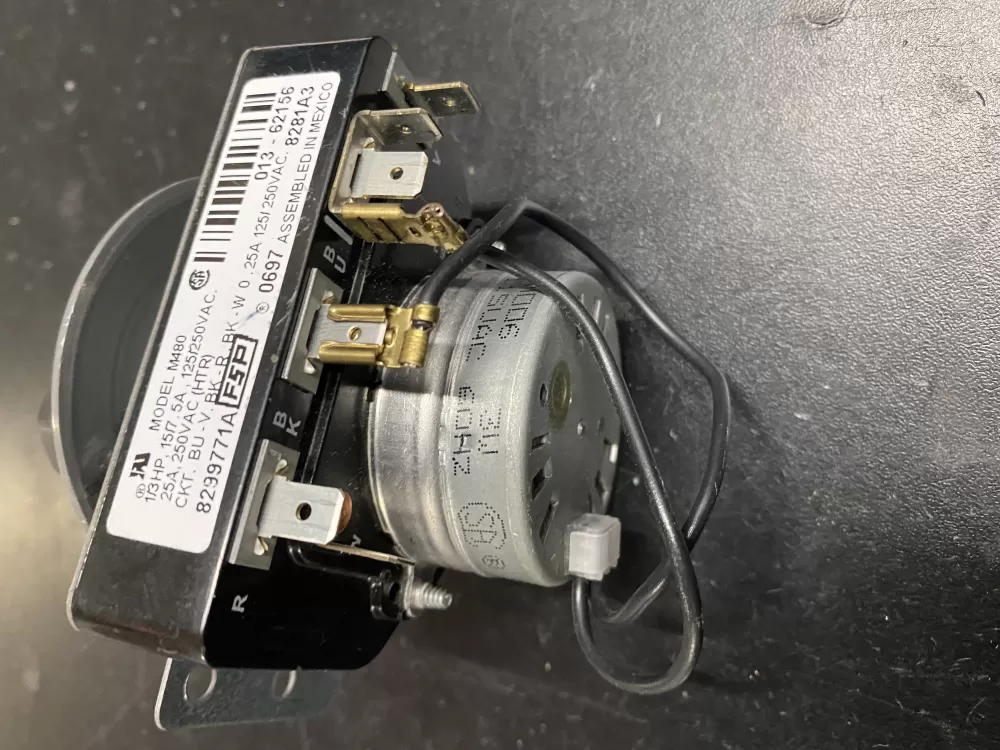 Whirlpool 8299771 PD00003266 WP8299771 3976585 8299771R 904434 AP6012583 PS11745793 EAP11745793 8299771A Dryer Timer
