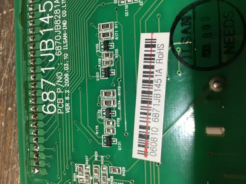 LG Kenmore 6871JB1451A Refrigerator Control Board Dispenser AZ57802 | NR1911