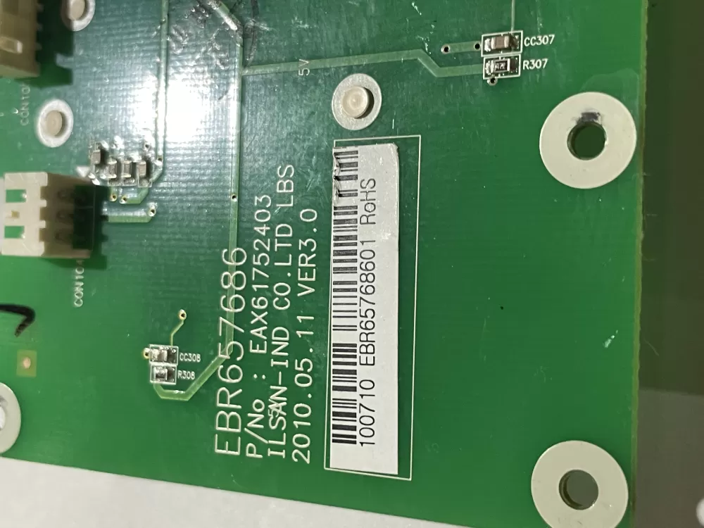 LG Kenmore EBR65768601 Refrigerator Control Board AZ191431 | Wm787