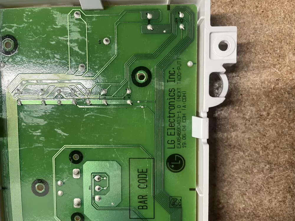 LG EBR85235707 Dryer Control Board User Interface Panel AZ12974 | KMV137