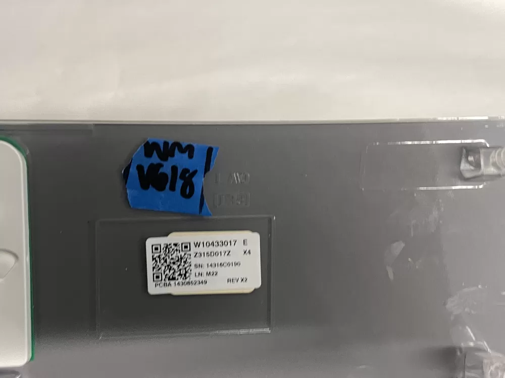 Maytag W10433017 W10748477 PS11722556 Dryer Control Panel  AZ227176 | Wmv618