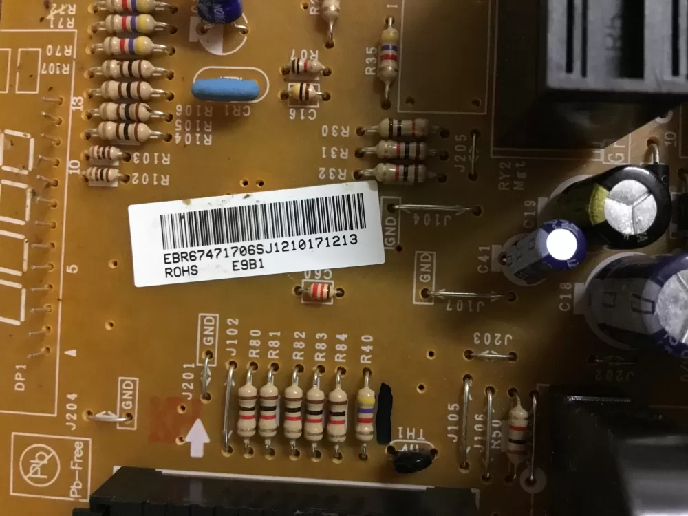 LG EBR67471706 Microwave Control Board Power ebr67471706 AZ5214 | NR458