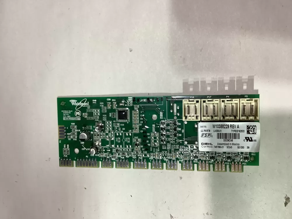 Whirlpool Maytag W10388229 WPW10388229 Washer Control Board AZ142479 | ZC2397