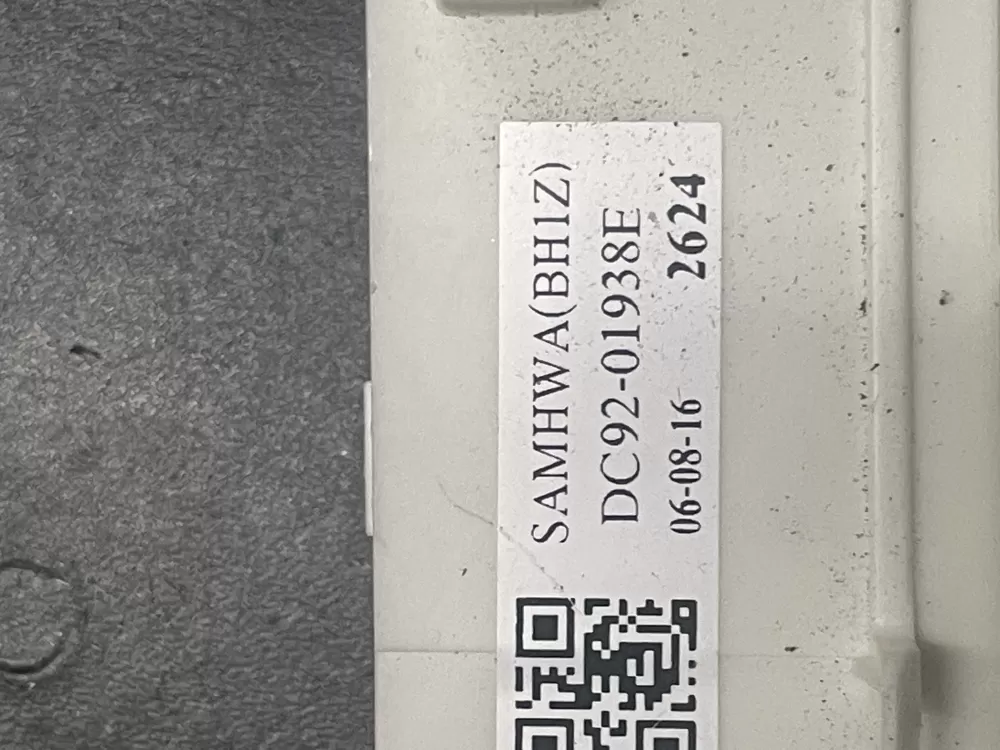 Samsung DC92-01938E Washer Control AZ17597 | WMV77