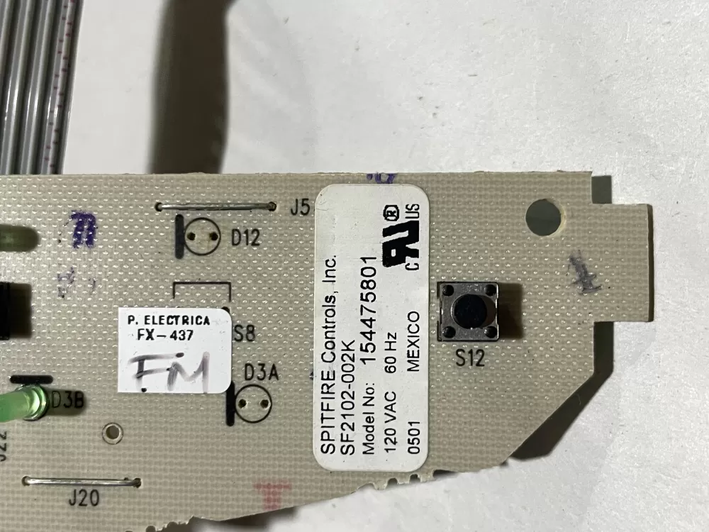 Frigidaire Electrolux 154475801 Dishwasher Control Board AZ157540 | Wm378