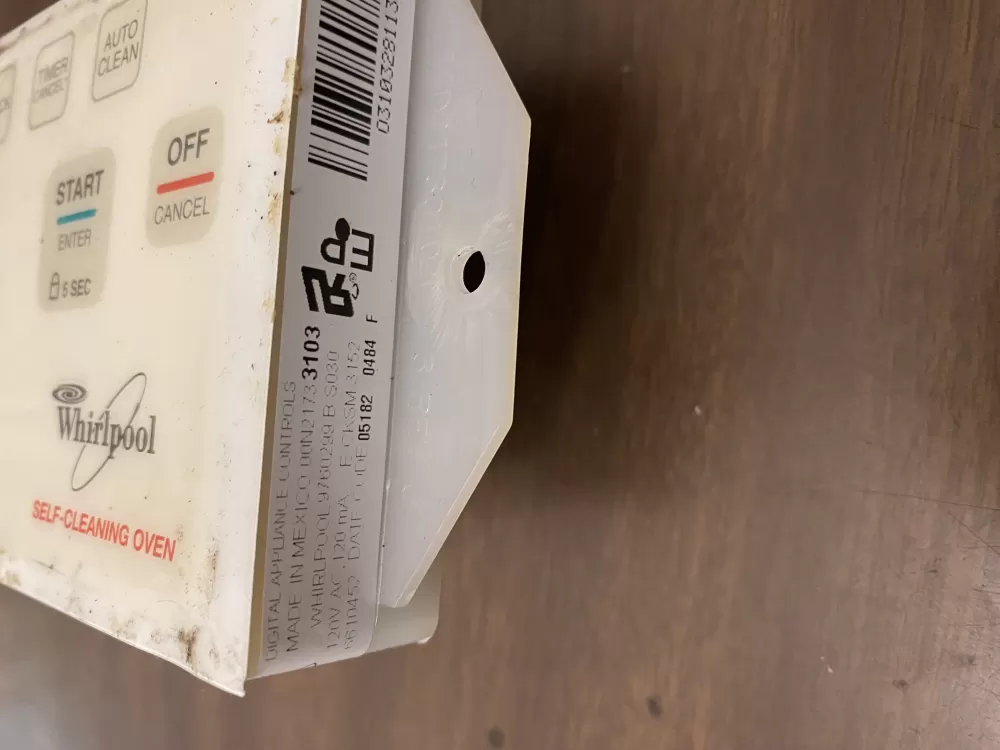 Whirlpool WP6610457 Estate Range Oven Control Board AZ103195 | BK1016