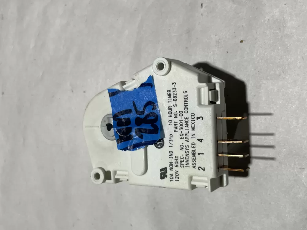 Admiral Jenn Air S-68233-3 Refrigerator Defrost Timer AZ123588 | Wm285