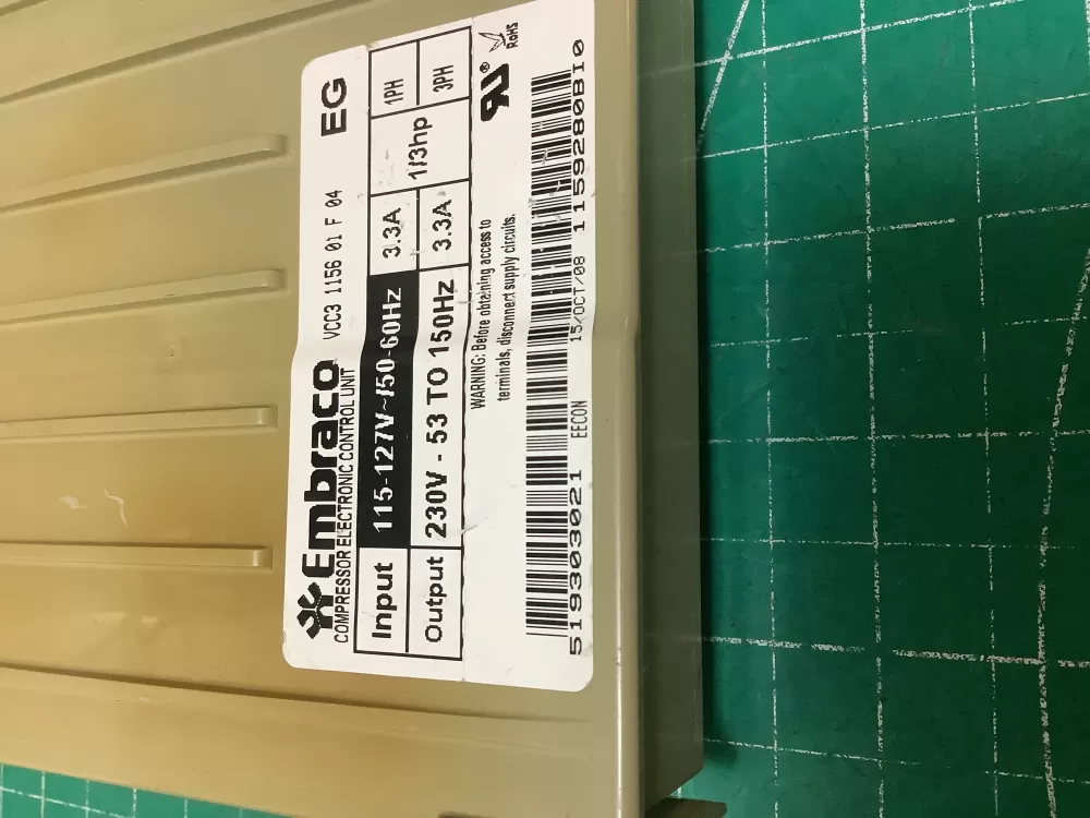 GE 519303021 Refrigerator Invter Control Board AZ227073 | AR1241