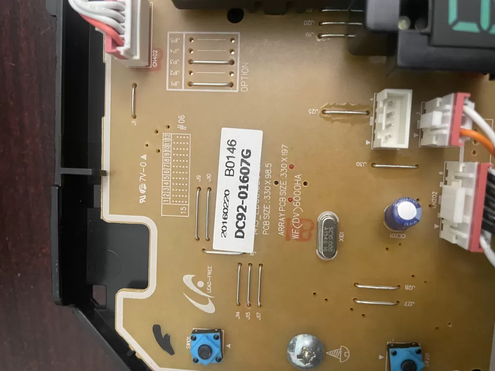 Samsung AP5916790 DC92-01607G PS9605959 Dryer Control AZ97243 | KMV152