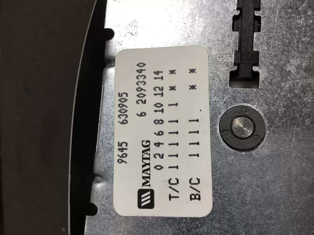 Maytag 6 2093430 Washer Timer Control AZ95855 | NR64