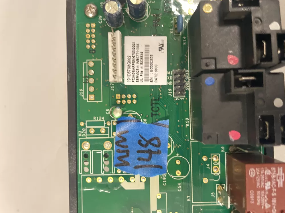 GE WB27T11086 191D5708G002 Range Relay Control Board AZ228450 | Wm148