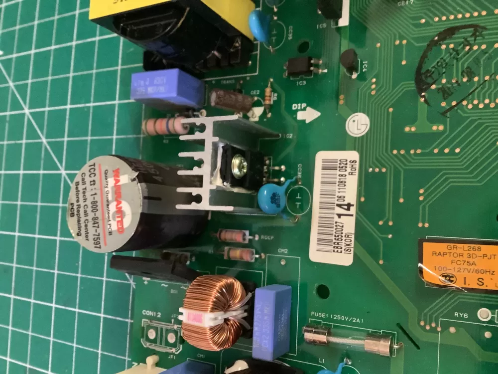 LG Kenmore EBR65002714 Refrigerator Control Board AZ188123 | NR1937