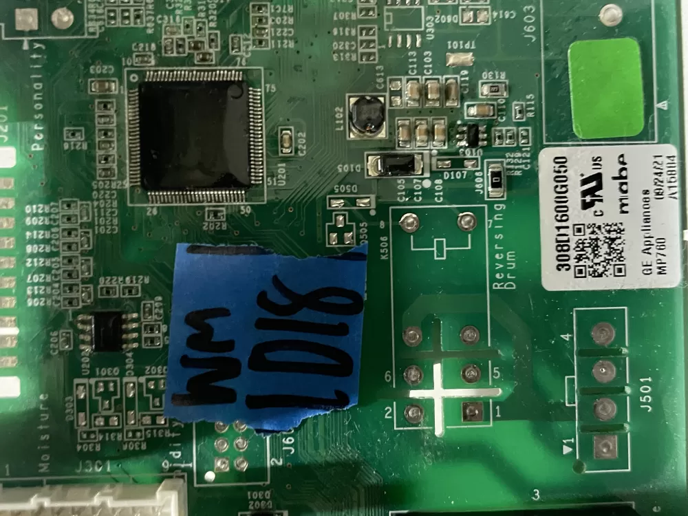 GE WE22X36578 308D1600G050 Dryer Main Control Board AZ192457 | Wm1080