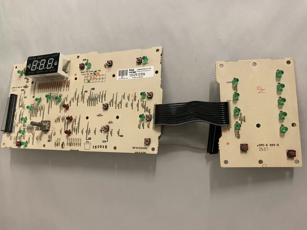 GE 212D1119P003 Dryer Control Board
