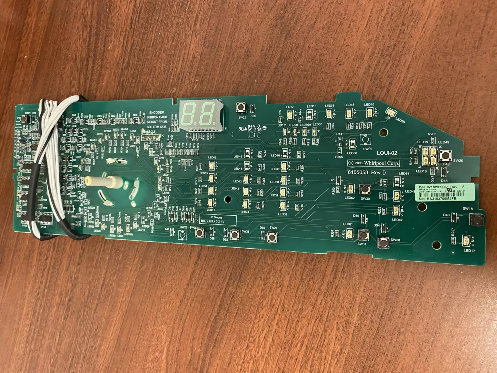 Whirlpool W10297397 WPW10297397 PS11752324 Washer Control Board
