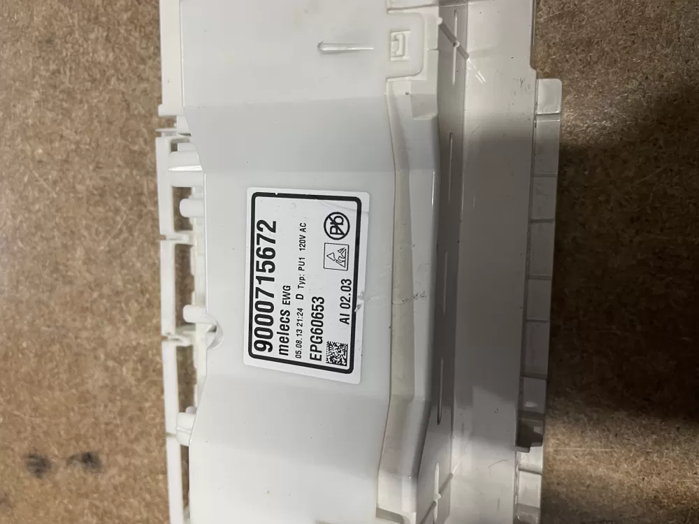 Bosch  Thermador  PS8737267  00752740  9000715672  EPG60653 Dishwasher Control Module