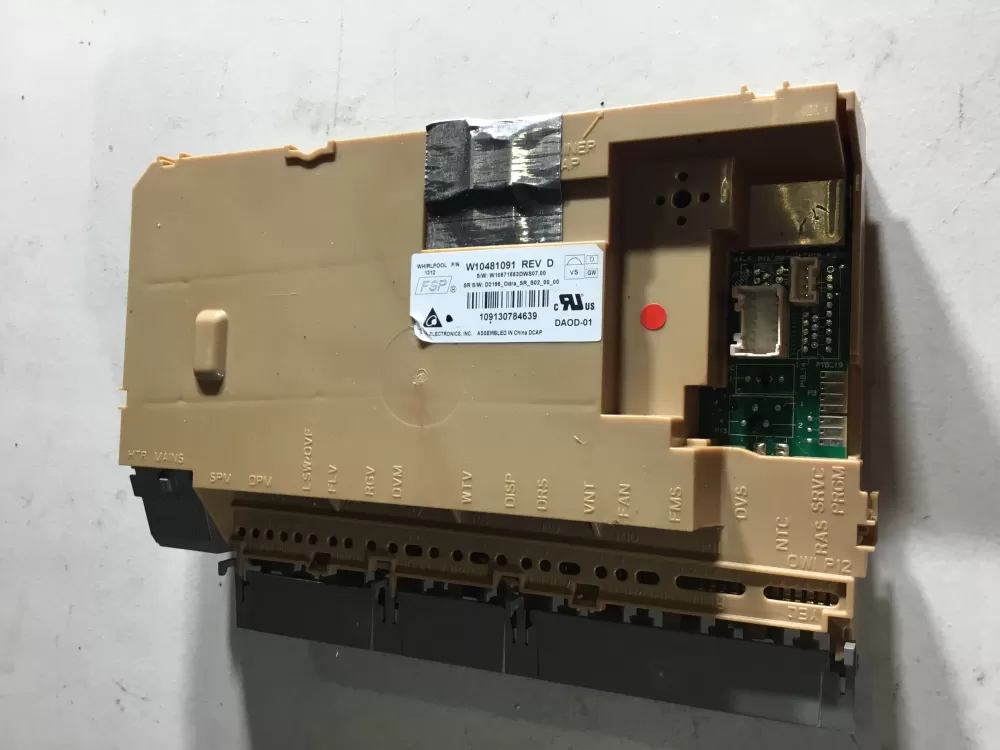 Kenmore W10481091 W10866118 AP6027291 W10567073 W10567080 W10745399 W10813313 4459703 PS11759622 W10403604 W10403605 W10481092 W10509836 W10584058 W10608629 W10643059 W10643064 W10796283 W10842318 Dishwasher Control Board