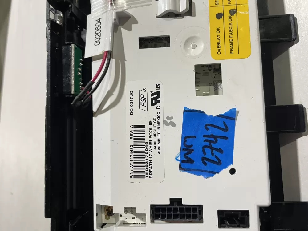 Whirlpool AP6339585 Refrigerator Dispenser Control Board AZ186299 | Wm2742