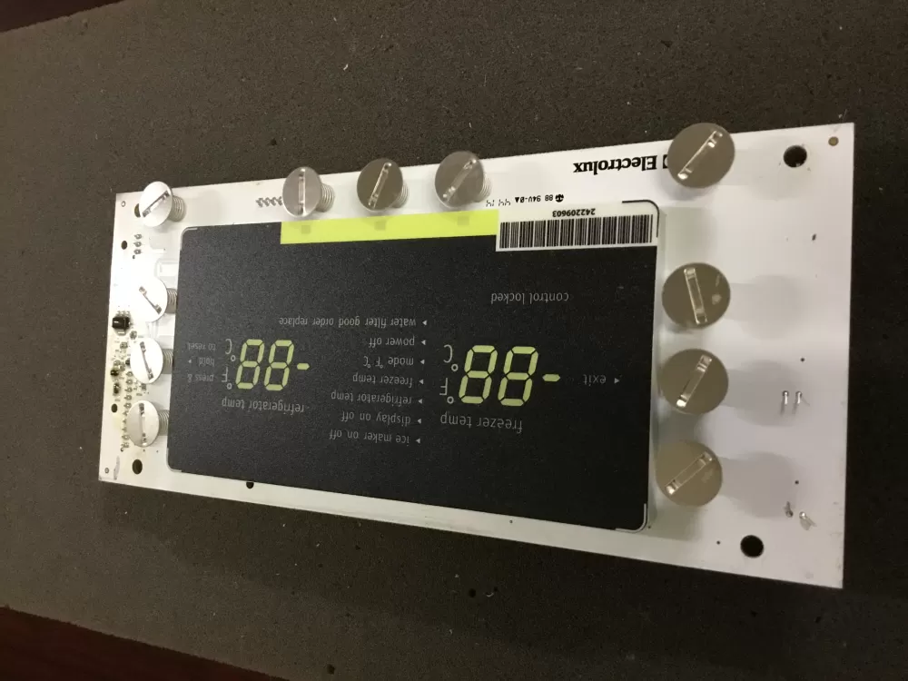 Electrolux  Frigidaire 242209727 Refrigerator UI Display Control Board