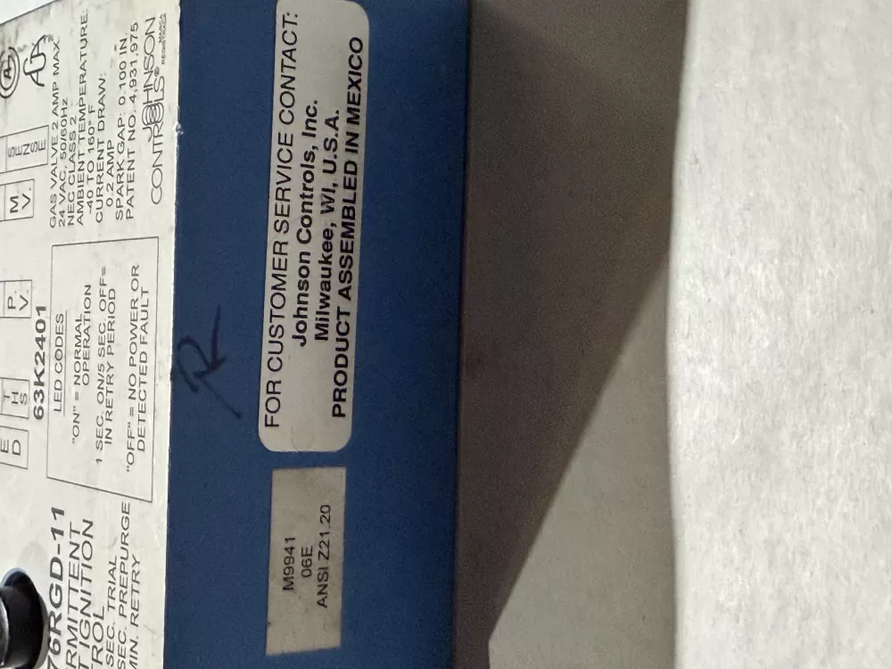 Lennox G776RGD-11 Intermittent Pilot Ignition Control Board AZ210087 | KM2300