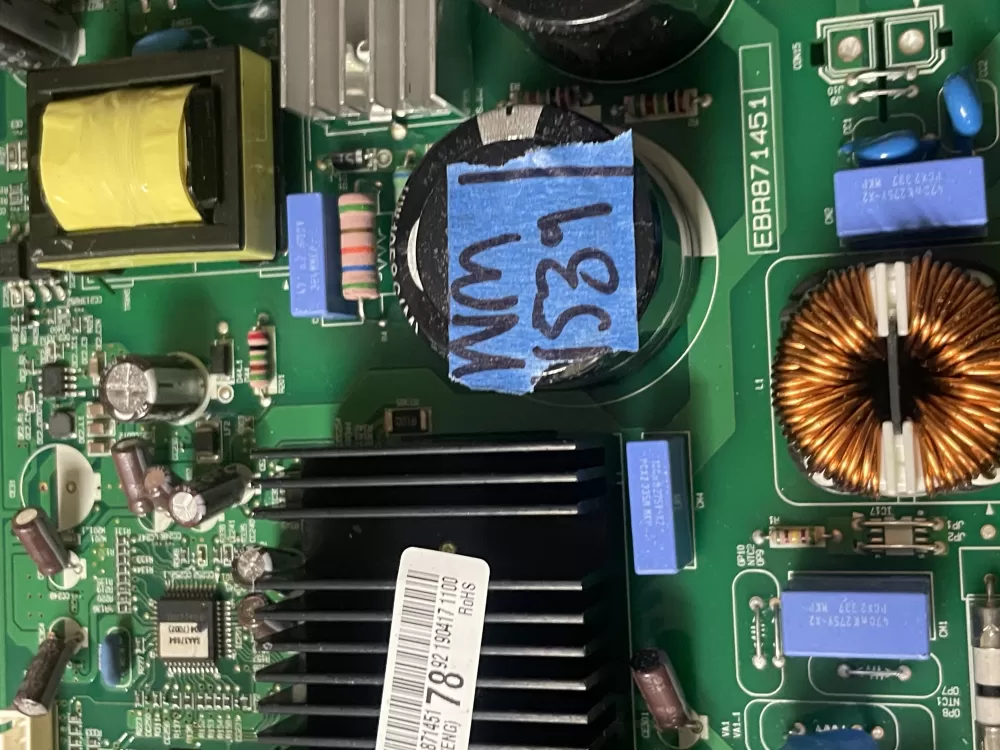 LG EBR87145178 Refrigerator Control Board AZ51299 | Wmv539
