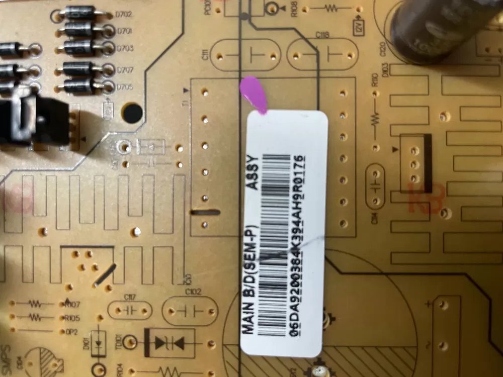 Samsung DA92 00384K Refrigerator Control Board AZ21584 | WM1149