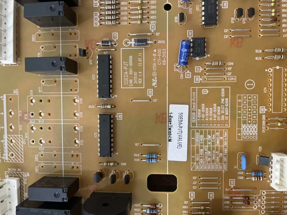 Samsung DA41-00670C DA41-00668A Refrigerator Control Board AZ35943 | KM291
