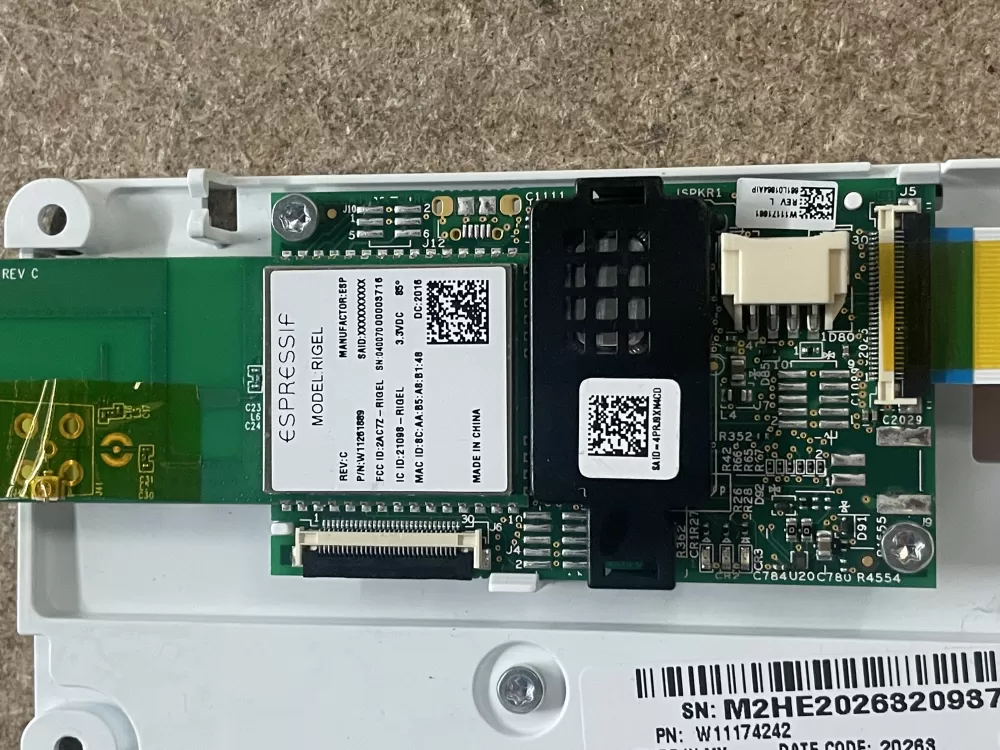 Whirlpool W11174242 Washer Control Panel AZ19297 | KM980