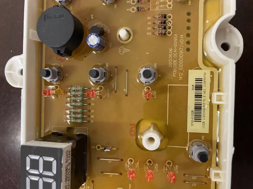 Samsung DC92 01022B Washer Control Board AZ36750 | KMV15