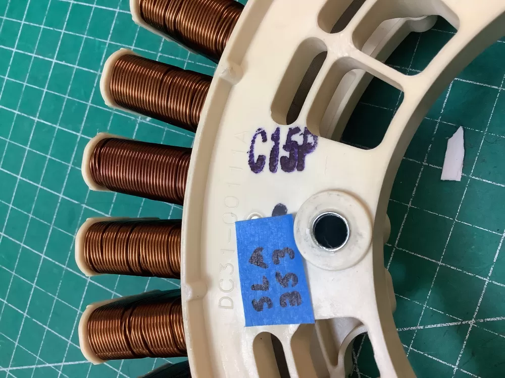 Samsung DC31 00111B 00111A Washer Stator Motor AZ213507 | SLA353