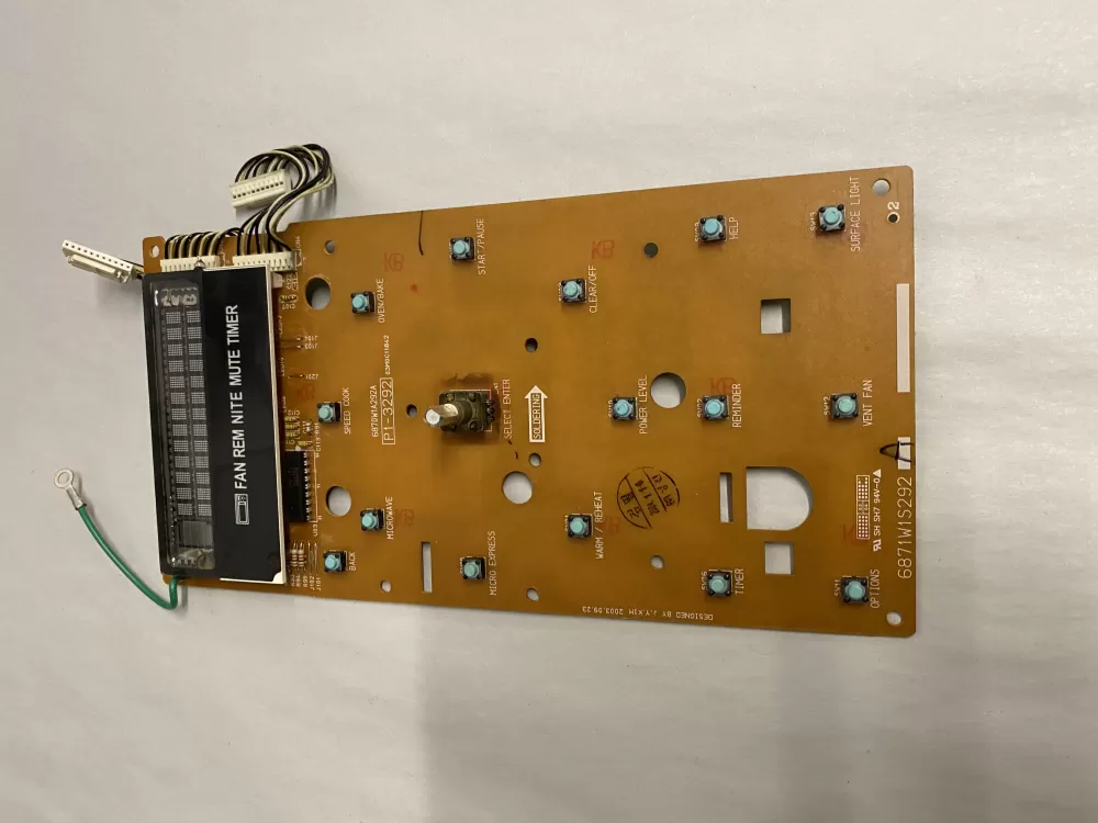 LG  6871W1S292A  6870W1A292A Oven Control Board