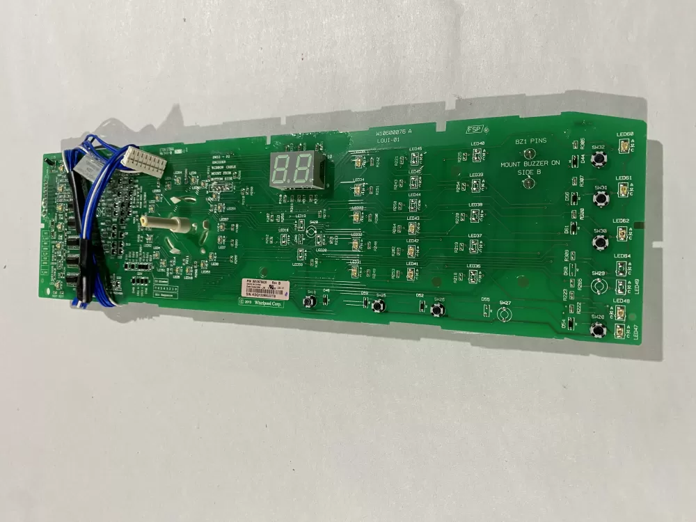 Whirlpool  KitchenAid AP6004628 W10676677 W10788814 W10804160 PS11737802 Refrigerator Control Board