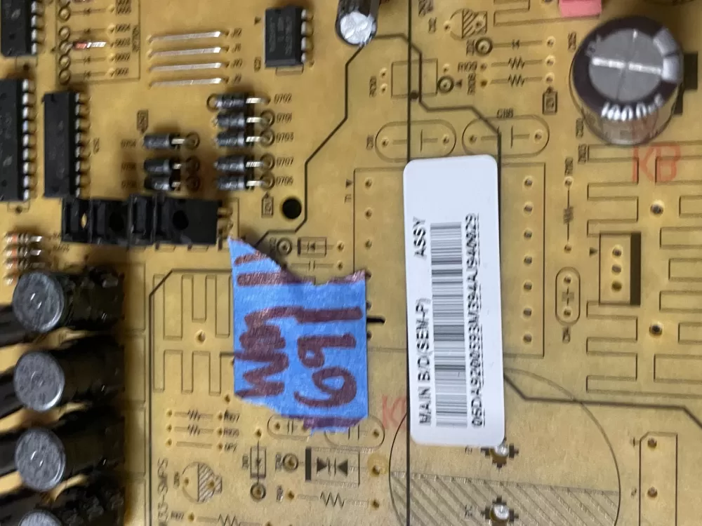 Samsung DA92 00593M Refrigerator Control Board AZ47639 | Wm691
