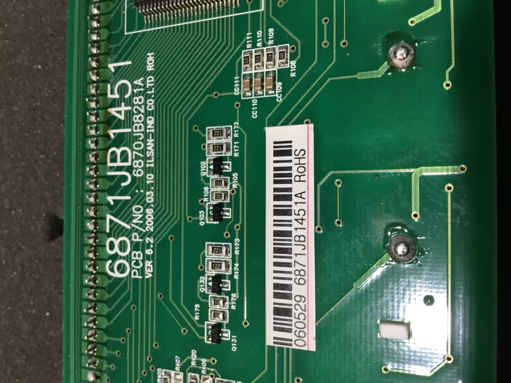LG Kenmore 6871JB1451A Refrigerator Control Board Dispenser AZ75595 | NR1932