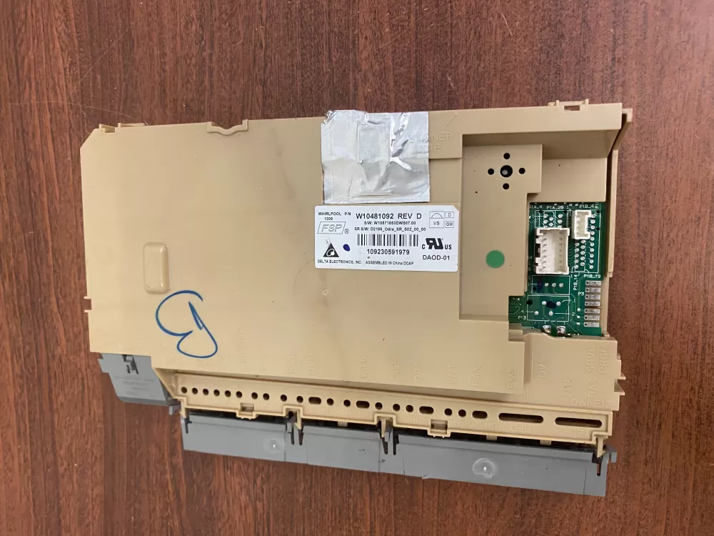 Kenmore W10481091 W10866118 AP6027291 W10567073 W10567080 W10745399 W10813313 4459703 PS11759622 W10403604 W10403605 W10481092 W10509836 W10584058 W10608629 W10643059 W10643064 W10796283 W10842318 Dishwasher Control Board