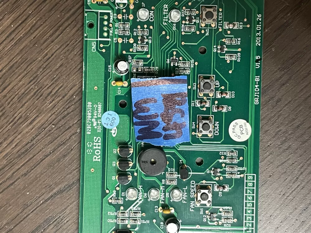 Whirlpool 30561030 Dehumidifier Control Board AZ37247 | Wm459