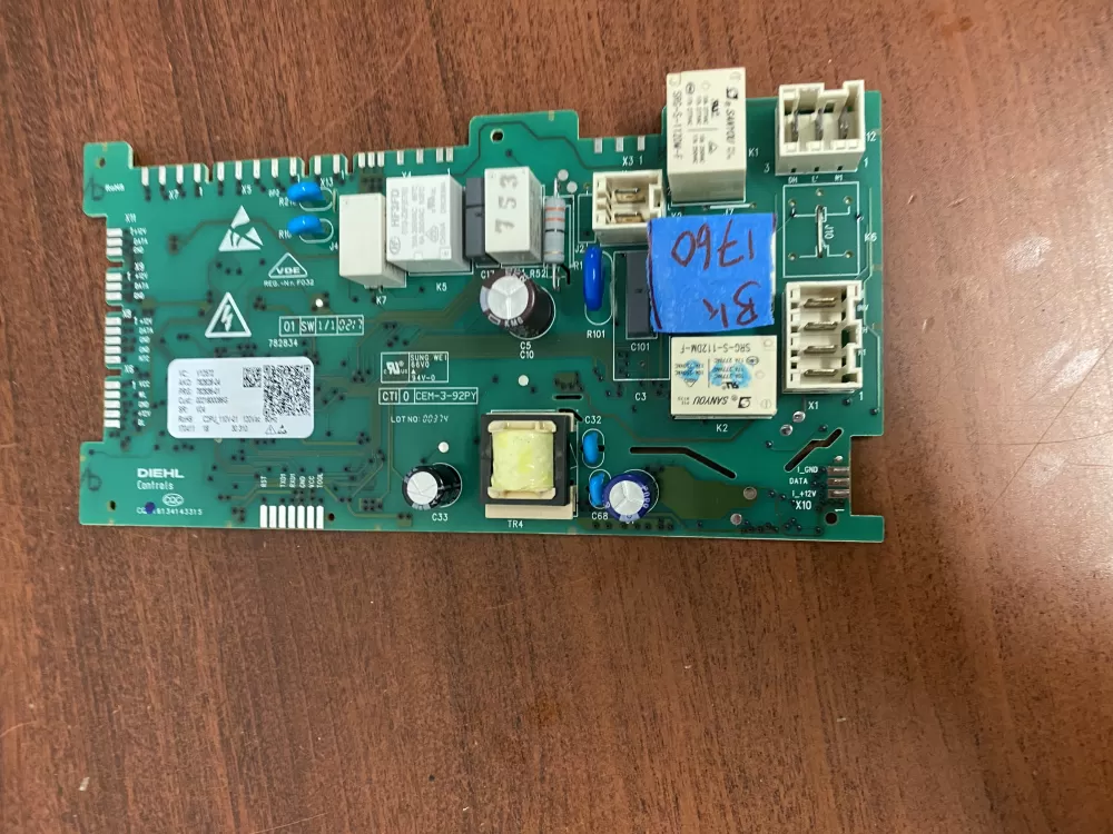 Fisher and Paykel WH2424P1 Washer Main Control Board AZ44457 | BK1760