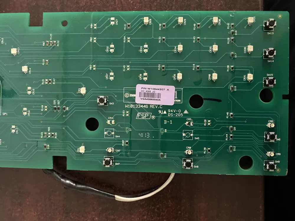 Whirlpool W10544207 Washer Board Control AZ32902 | BK1682