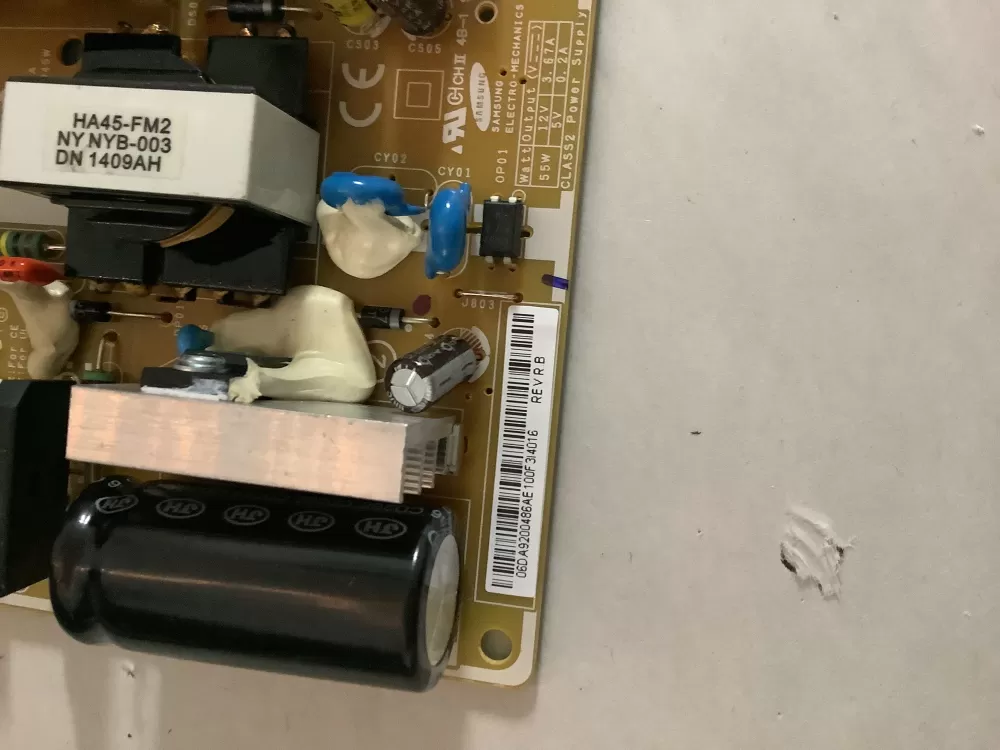 Samsung 06DA9200486A Refrigerator Control Board AZ199640 | ZC2779