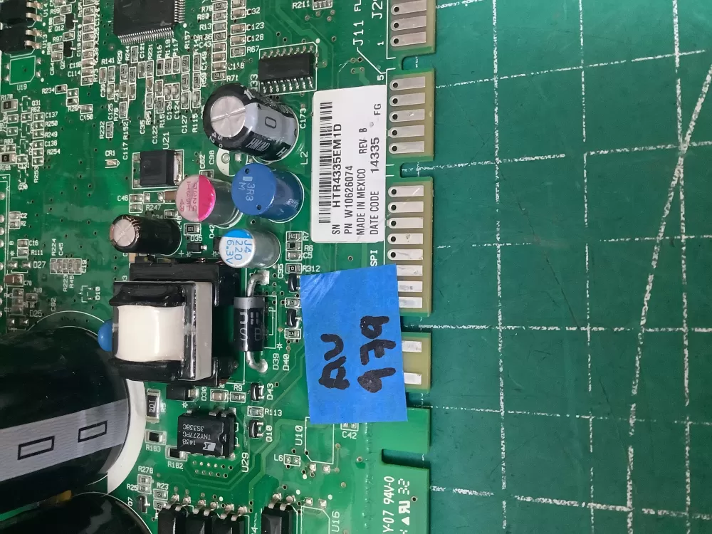 Whirlpool W10626074 Washer Control Board AZ226647 | ARV979