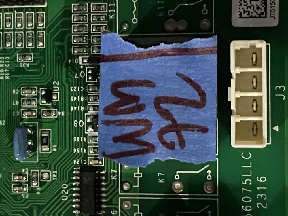 GE 197D8523G101 70213260402GA MB6075LLC Refrigerator Control AZ34611 | Wm72