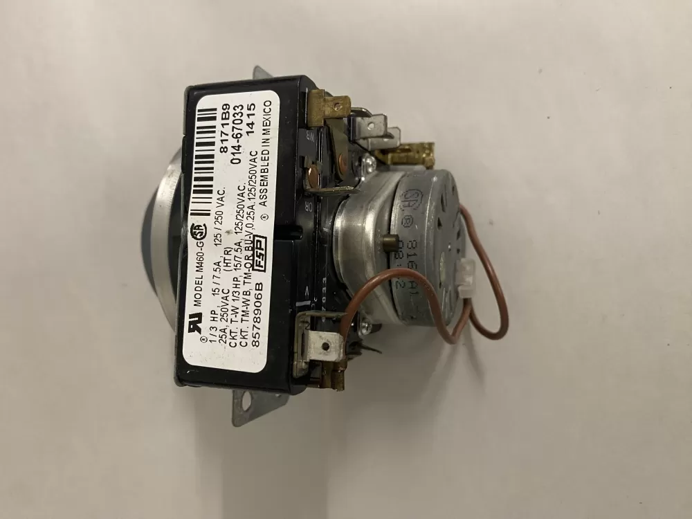 Whirlpool 8578906B PD00006074 WP8578906 8578906 1201611 AP3892592 PS1488213 EAP1488213 Dryer Timer