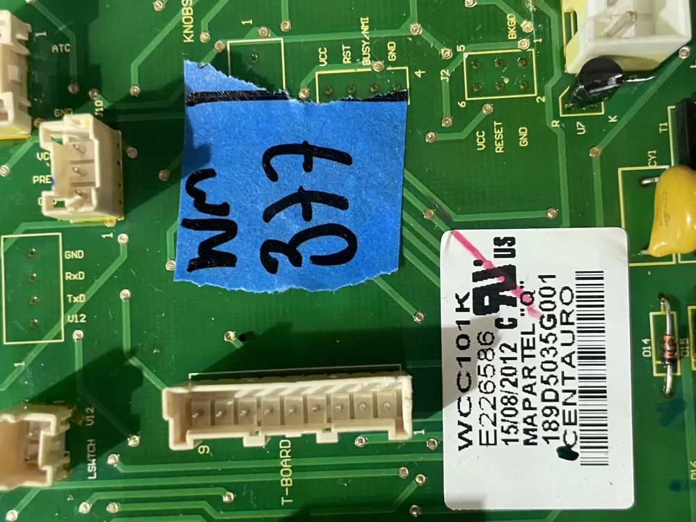 GE WH12X20274 189D5035G001 WH12X10518 Washer Control Board AZ192994 | Wm377