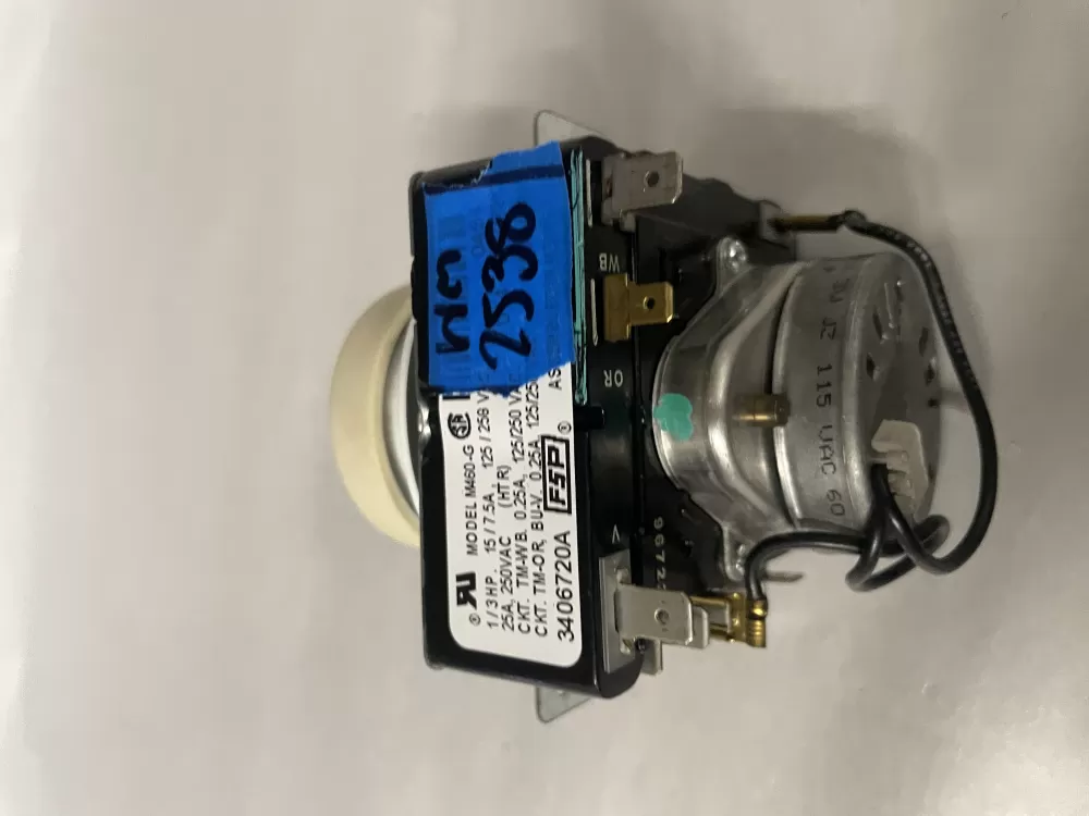 Whirlpool 3406720A PD00055932 3406720 529119 Dryer Timer AZ224789 | Wm2538
