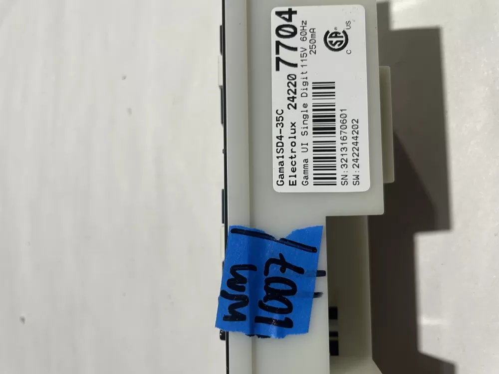 Frigidaire A01078804 242207704 Refrigerator UI Control Board AZ145096 | Wm1007