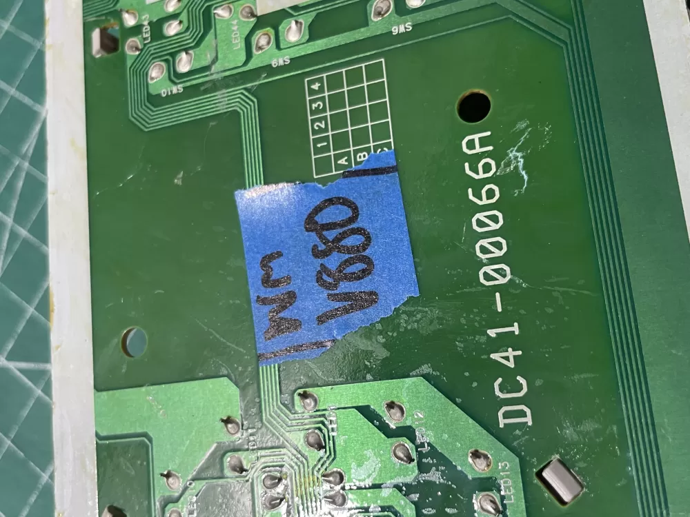 Samsung MFS-DV318A-S0 DC41-00066A Dryer UI Control Board AZ192917 | Wmv880